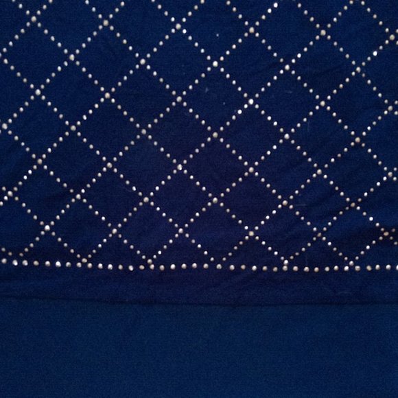 ---  Dark Blue and Sparkly Tank Top 2X - Picture 4 of 4